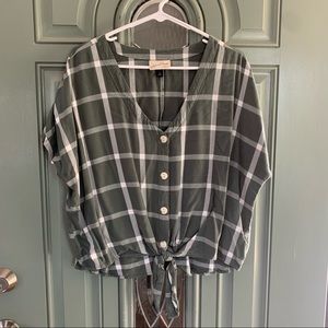 Tie-front top from Universal Threads